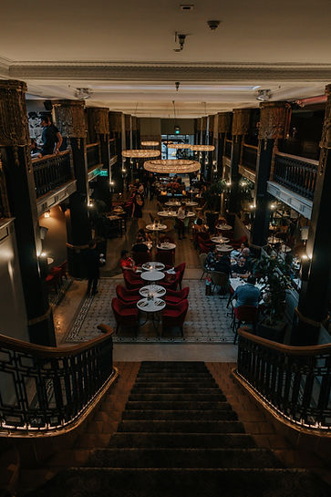 Interior of the restaurant